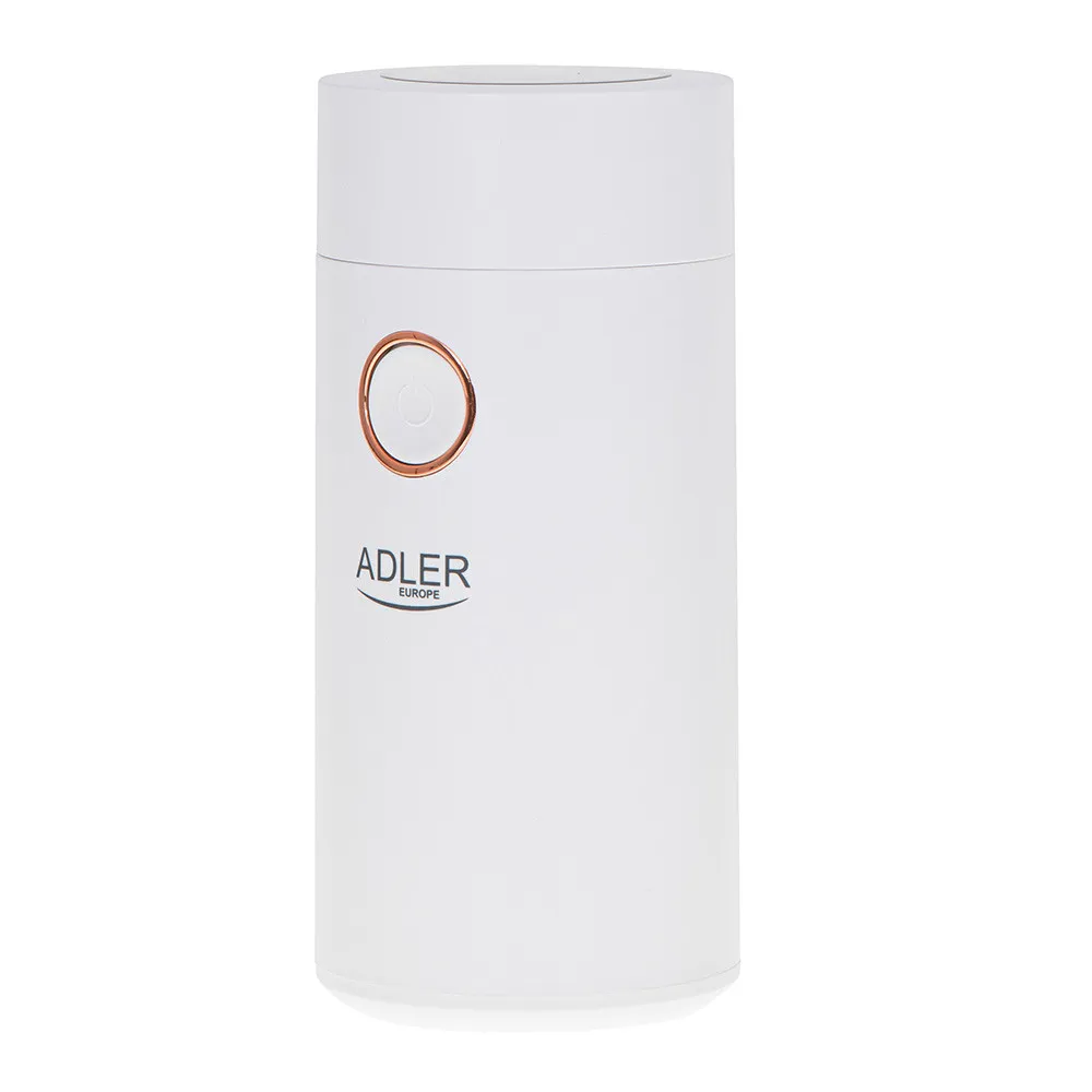 Електрическа кафемелачка ADLER AD 4446-WG, 150 W, 75 g, Бял - Код G8634