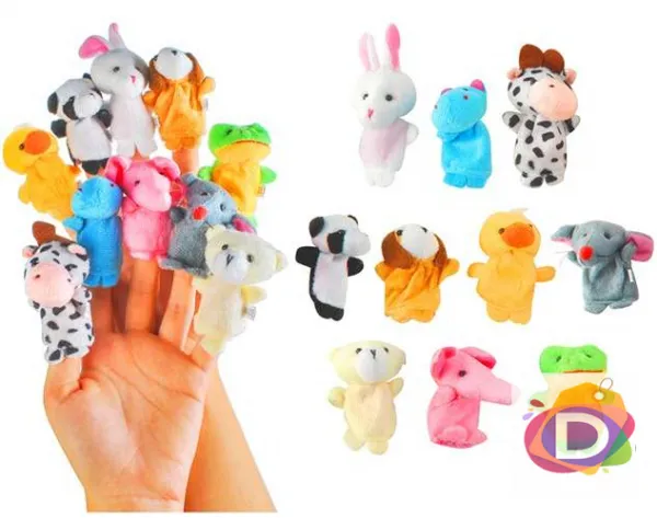 Кукли за пръсти животни, 10 бр - Код D1503 1