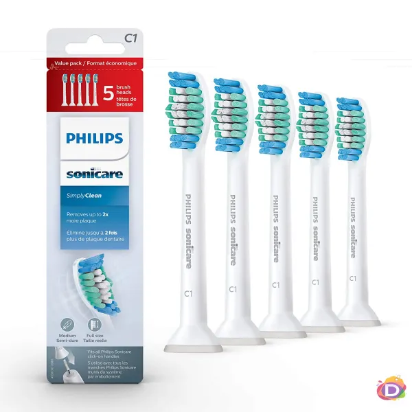 Резервни глави за четки за зъби Philips Sonicare ProResults HX6015, 5 бр - Код D1564 1