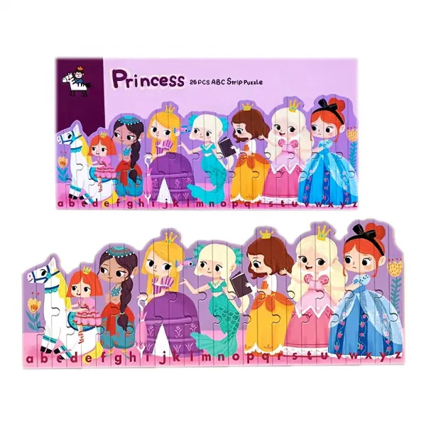 Детски дървен пъзел "Принцеси" (58см) Danysgame - Код W5092
