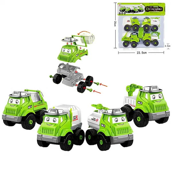Детски комплект камиони за разглобяване Danysgame - Код W5175
