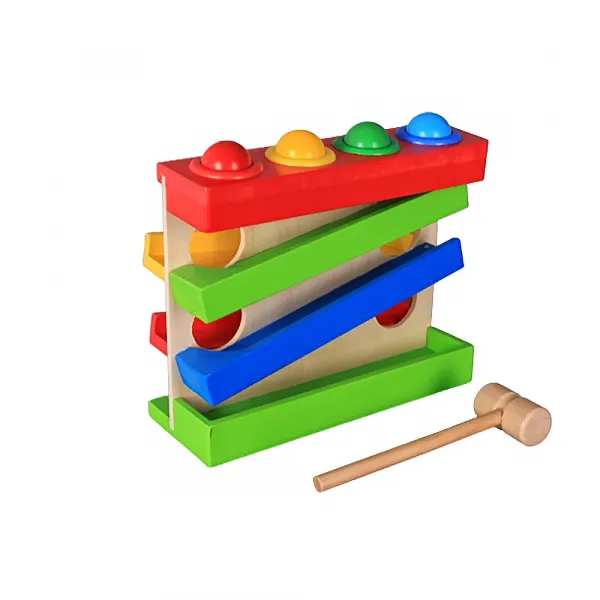 Детски дървен център с чукче и топчета Danysgame - Код W5217