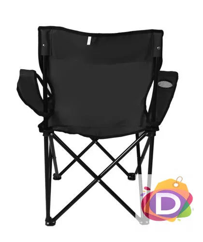 Сгъваем къмпинг стол, черен - Код D1848 3