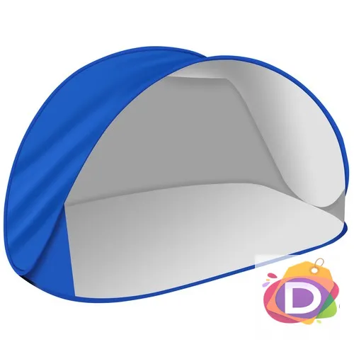 Плажна палатка полуотворена POP UP, UV защита, 150x100x80см - Код D1930 2