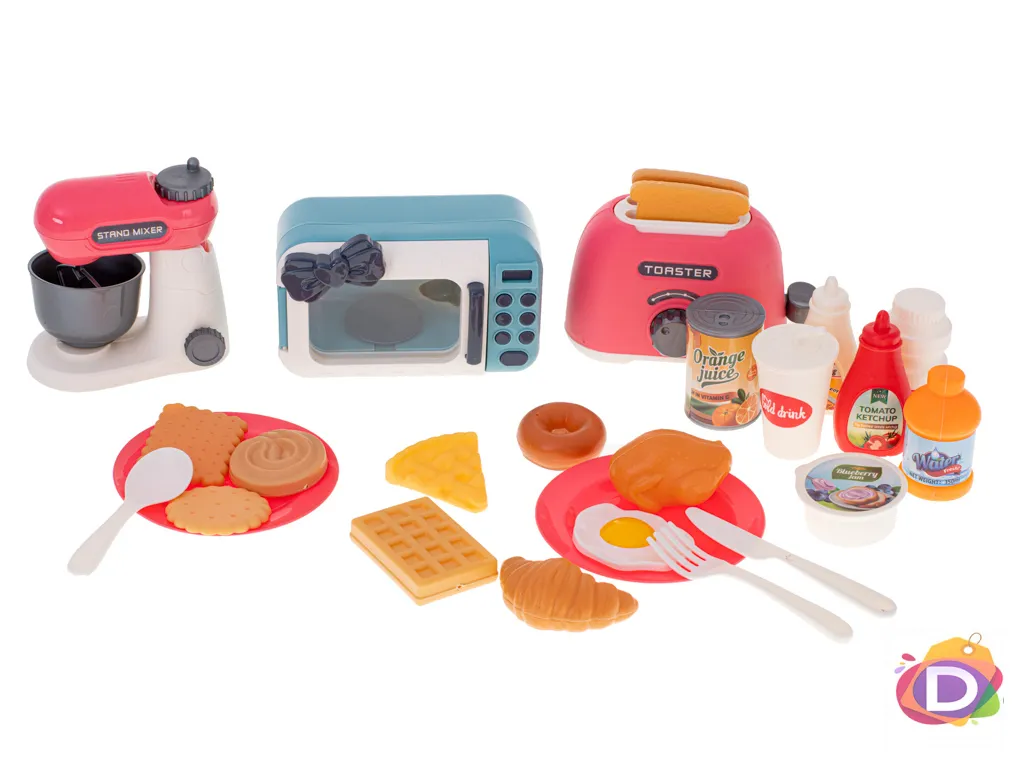 Комплект детски кухненски уреди и аксесоари - Код D2099 2