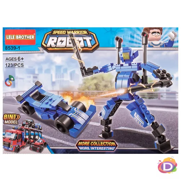 Детски конструктор робот и кола Danysgame - Код DW4676