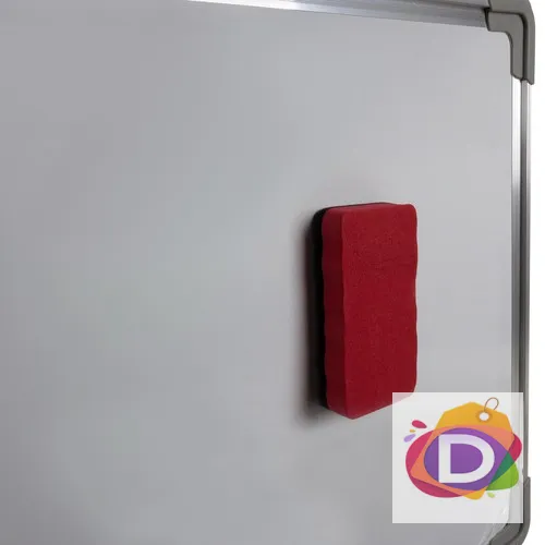 Магнитна дъска с алуминиева рамка, 90x60 см, маркери, гъба и магнити - Код D2166 3