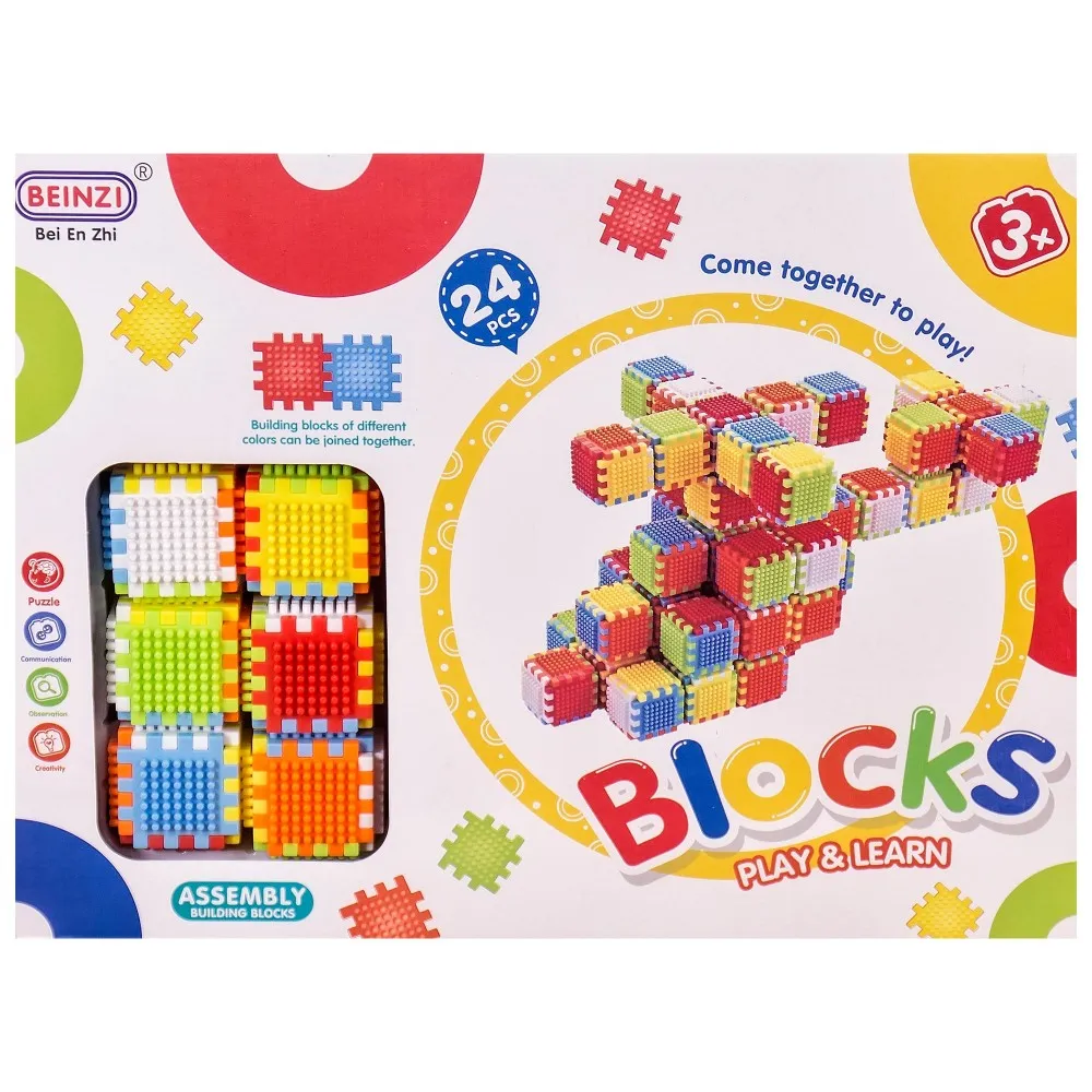 Детски конструктор кубчета (24 елемента) Danysgame - Код W3047
