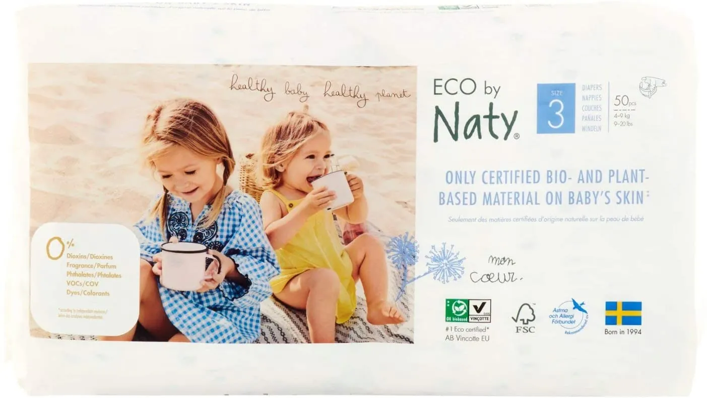 Памперси Naty Babycare Еко размер 3 - Danysgame.com