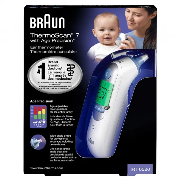 Tермометър за ухо Braun ThermoScan 7 - Danysgame.com 1