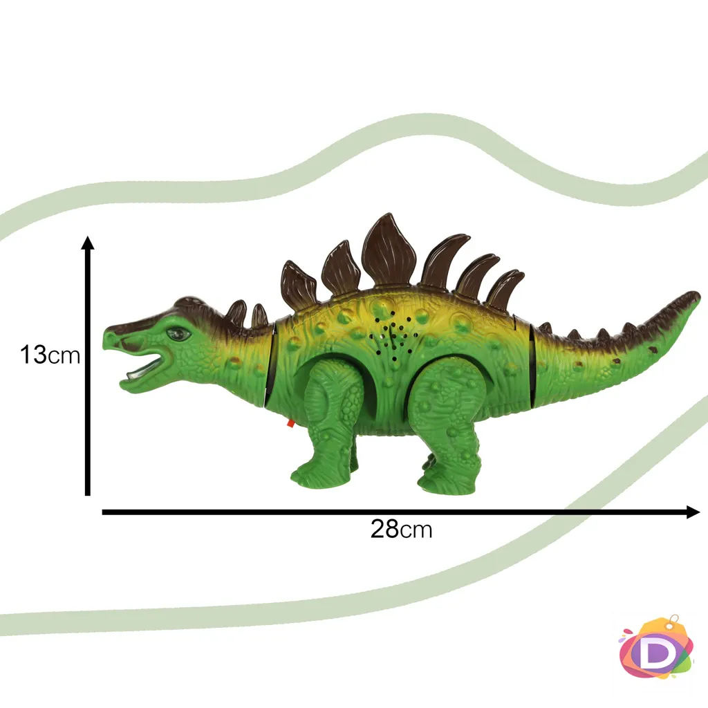 Интерактивен динозавър стегозавър, светлини, звуци - Код D2425 2