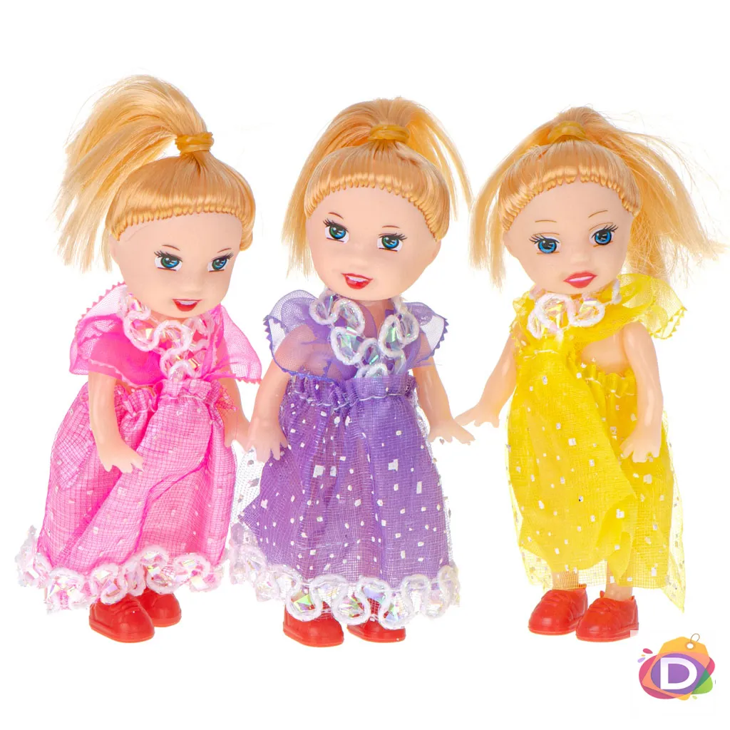 Комплект кукли 3 бр, подходящи за къщи за кукли - Код D2496 1