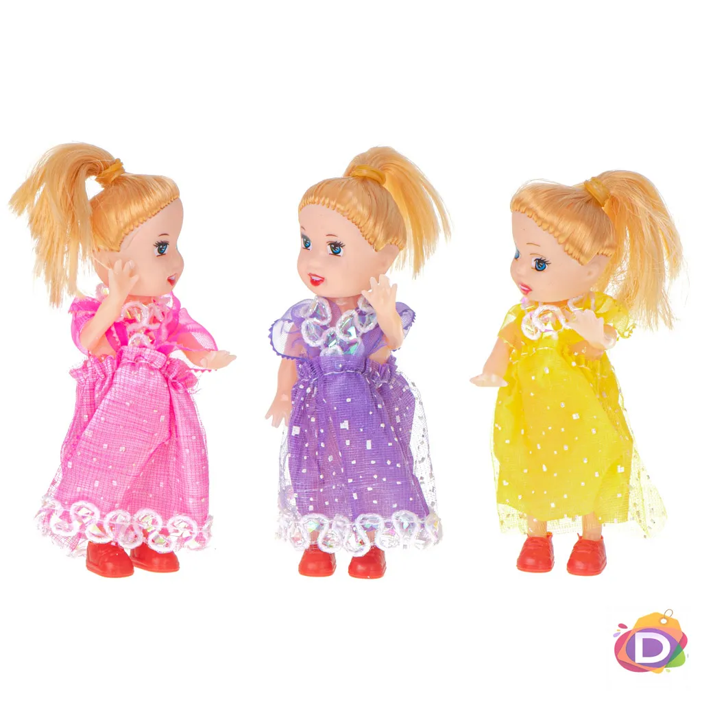 Комплект кукли 3 бр, подходящи за къщи за кукли - Код D2496 3
