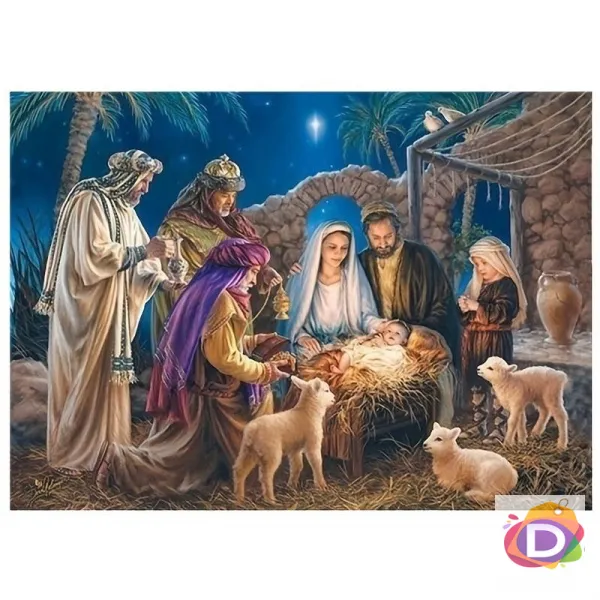 Диамантен гоблен Рождество Христовo - Код D2594 1