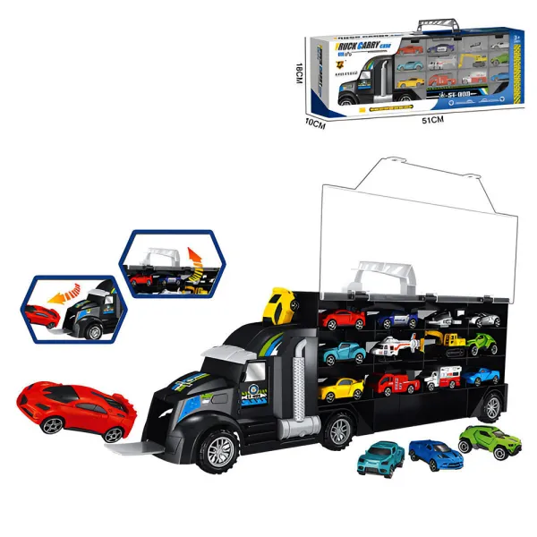 Детски камион с писта и 12 машини Danysgame - Код W5458