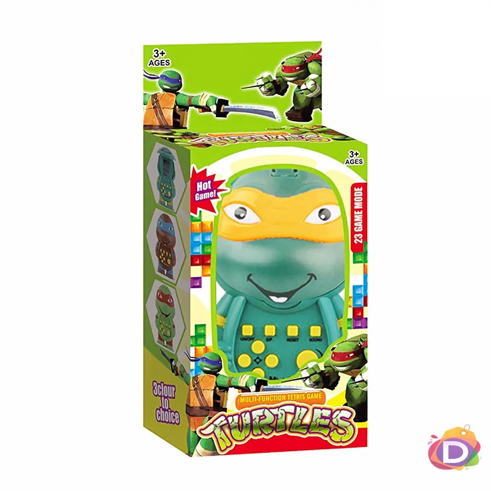 Детска електронна игра тетрис Teenage Mutant Ninja Turtles - Код DW5009