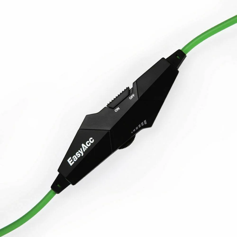 Геймърски слушалки ЕаsyAcc с микрофон, зелени 3