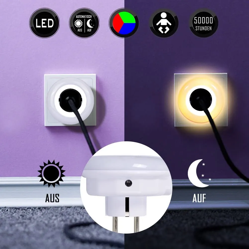 LED контакт нощна лампа със сензор за светлина - Danysgame.com 4