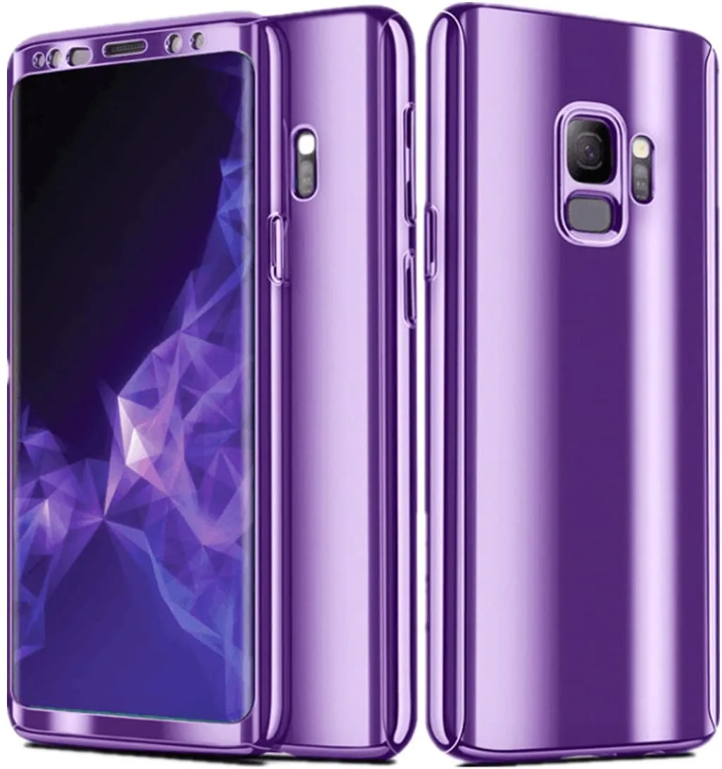 360 Калъф за Samsung Galaxy S9 S9-HD Plus, лилав 1