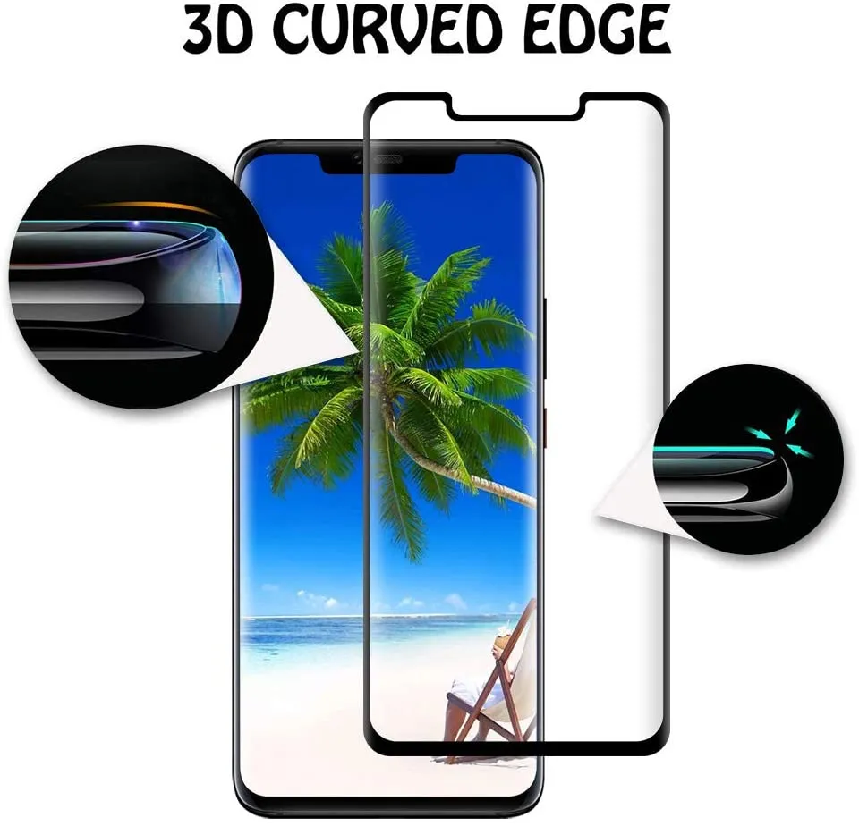 3D протектор. закалено стъкло за Huawei Mate 20 Pro 5