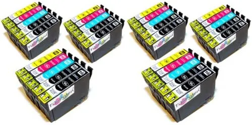 30 бр. съвместими касети с мастило за принтер Epson 16XL