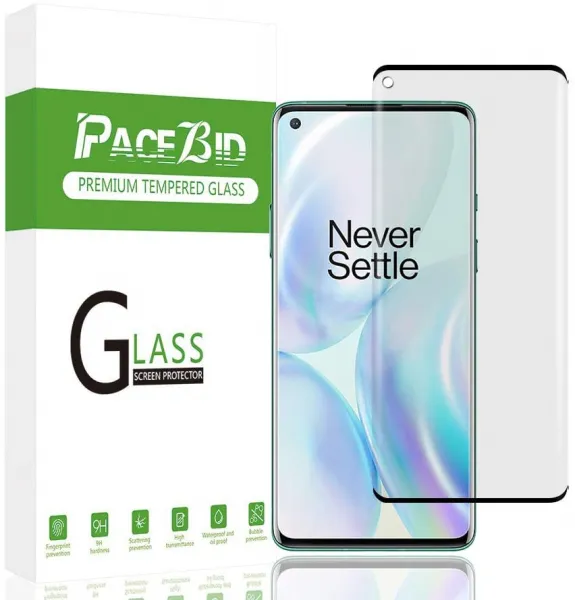 PaceBid Протектор от закалено стъкло за Oneplus 8 1