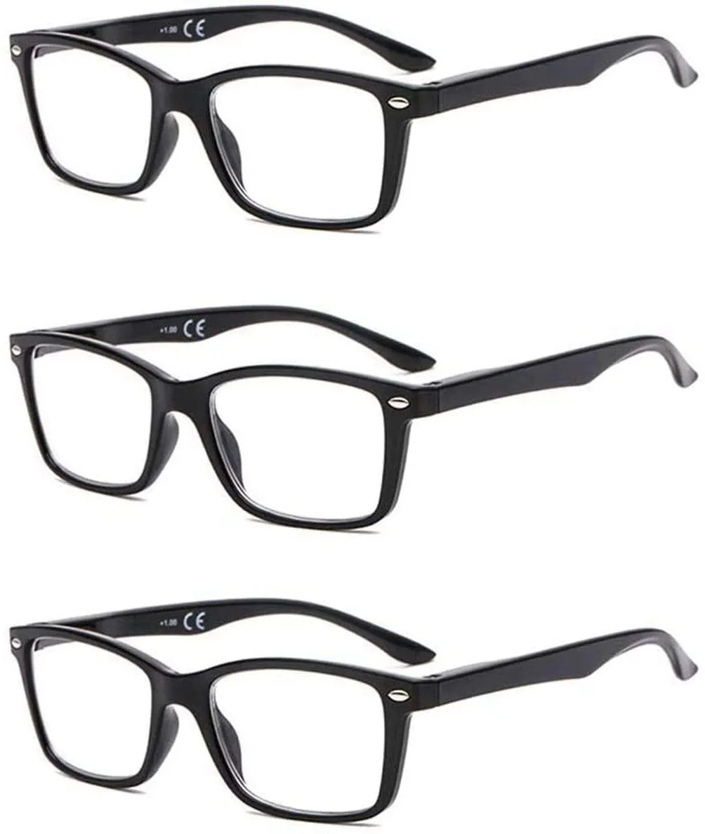 Комплект 3 бр очила Suertree с UV защита, +2.50 1