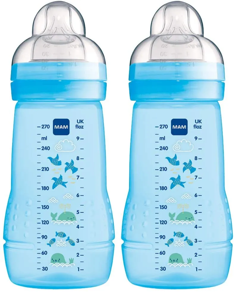 Бебешки шишета за хранене - Easy Active, 2 бр, 270 ml