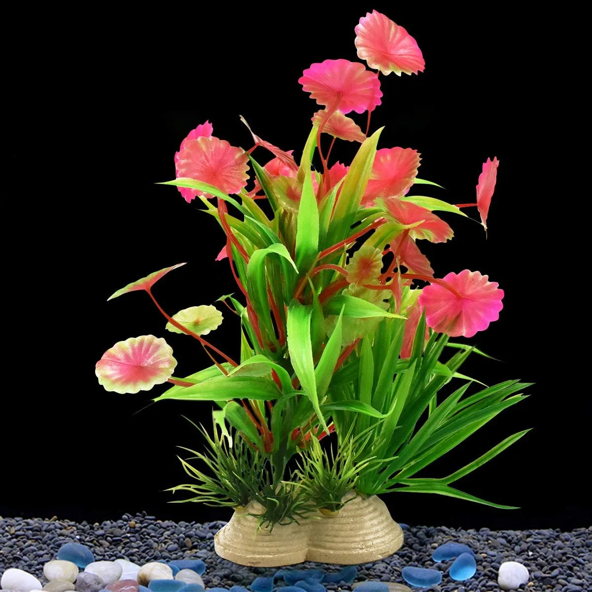 Комплект от 3 аквариумни растения 6 х 16 см 3