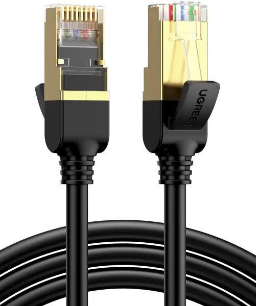 Ugreen Ethernet LAN мрежов кабел, RJ45, Cat 7 свързващ кабел, 10 Gbps, 10 m