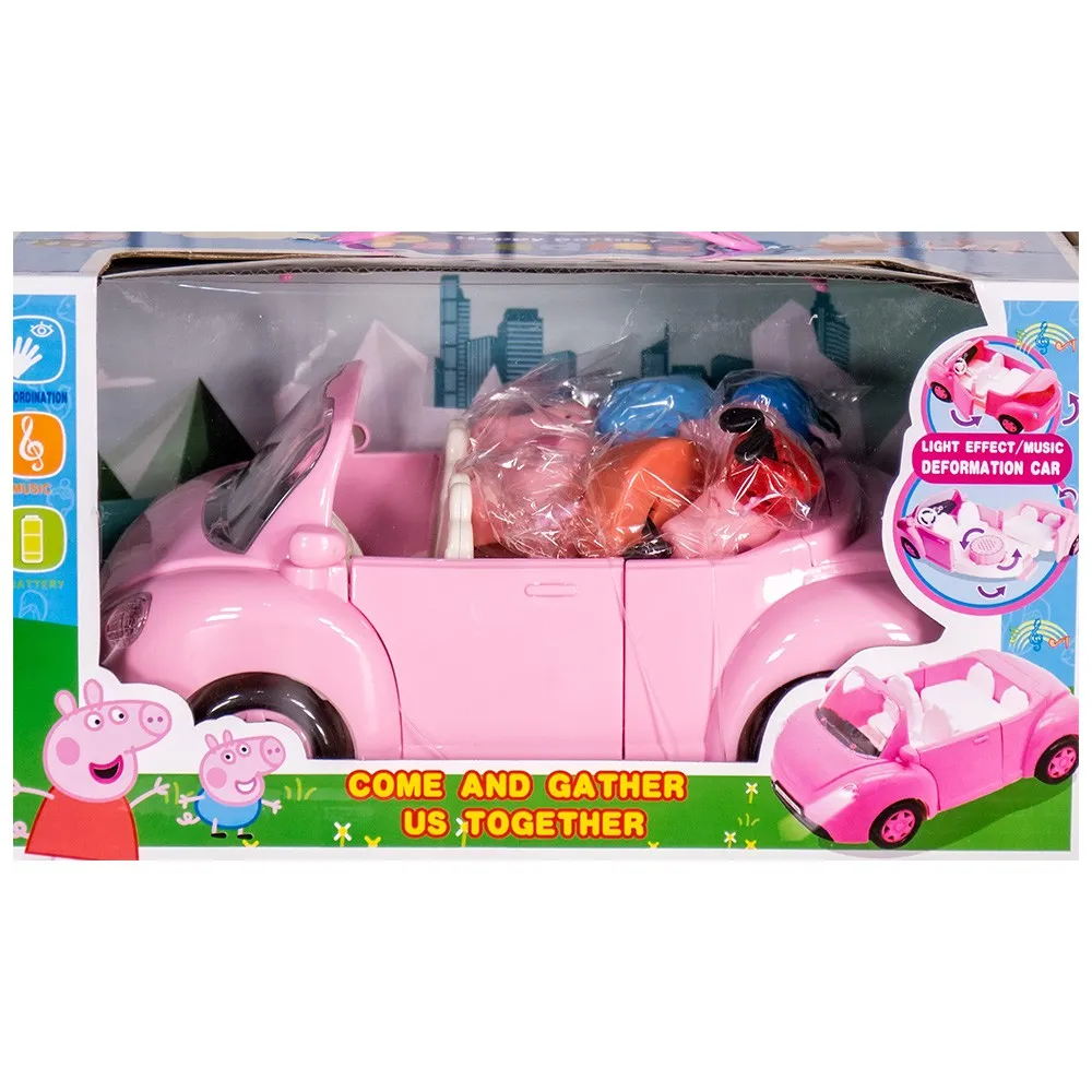 Детски комплект Peppa Pig кола, пикник и прасенца - Код W1571