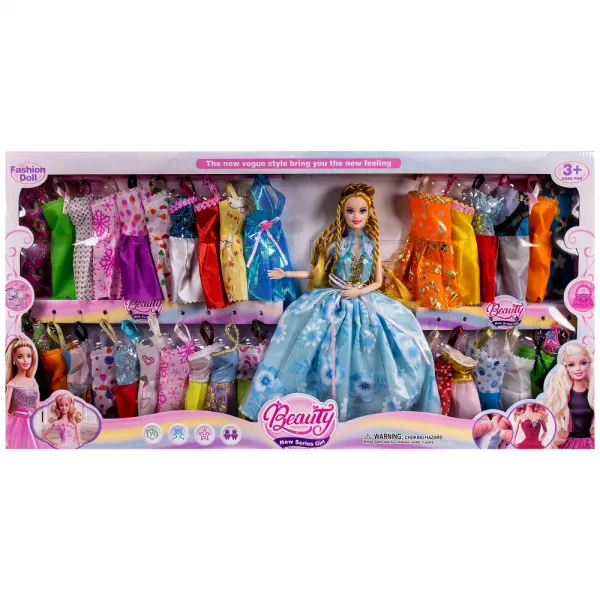 Кукла с чупещи се ръце и 32 рокли  - Код W2734