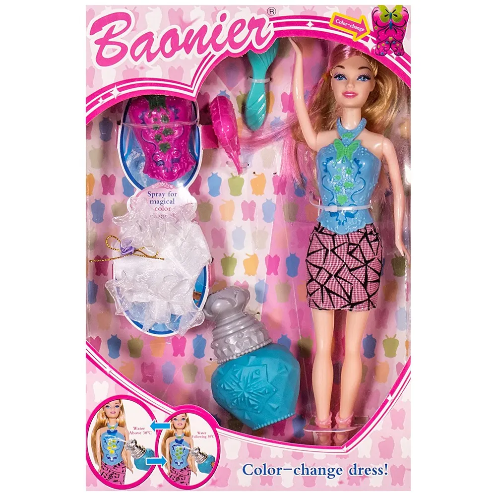 Детска кукла с блузки сменящи цвета си - Код W3470