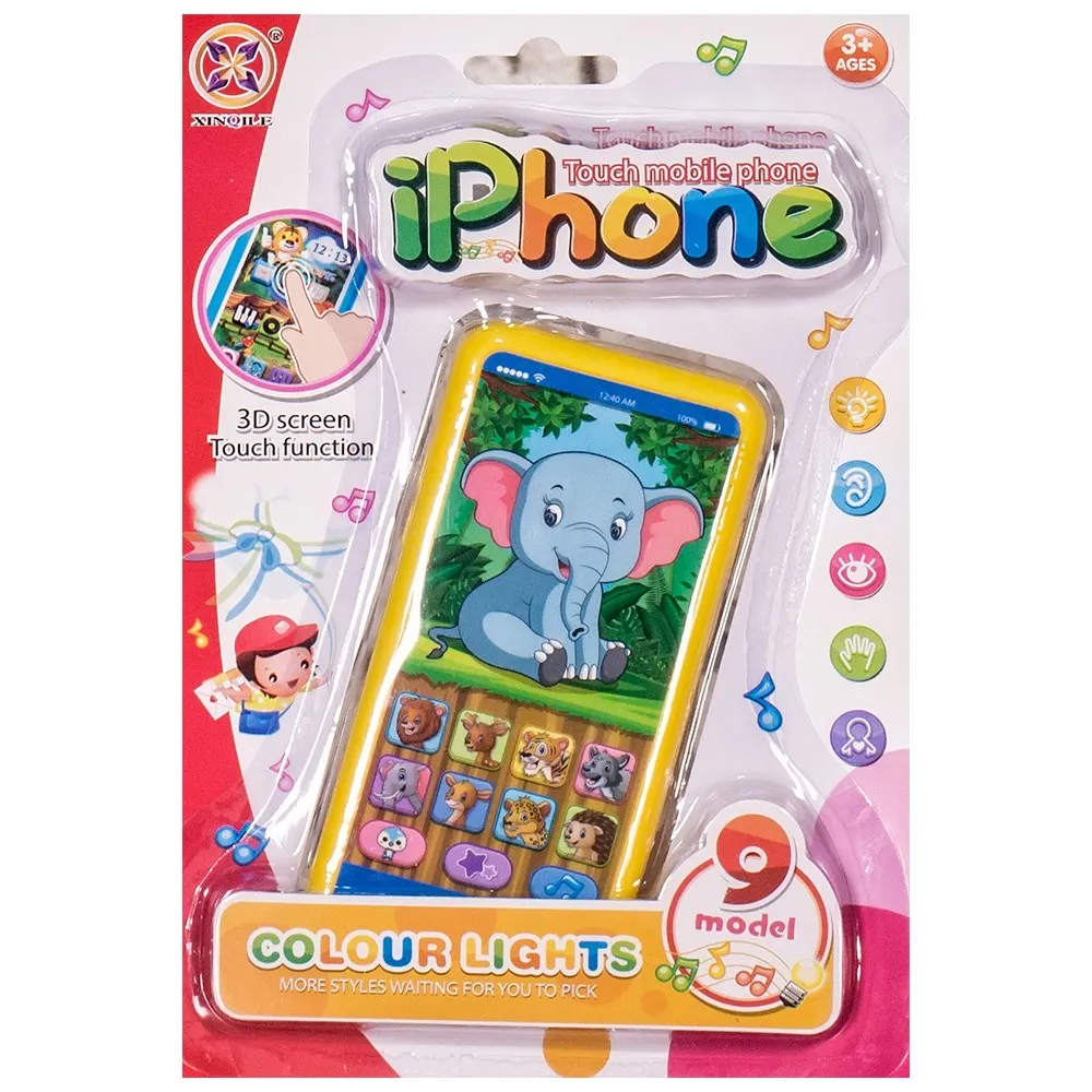 Детски телефон с тъч бутони  - Код W3485