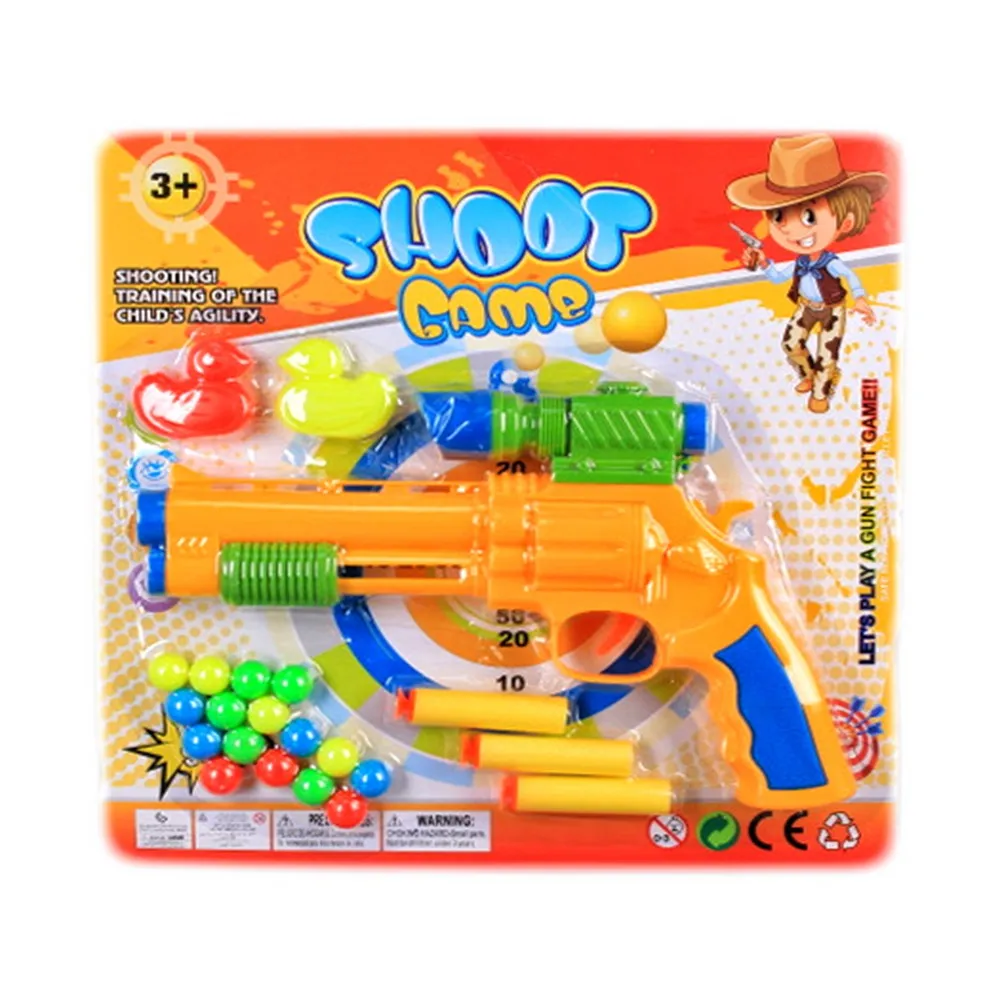 Детски пистолет със стрели, топчета и мишени - Код W3727