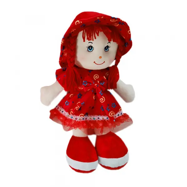 Детска парцалена кукла (40см)  - Код W3836