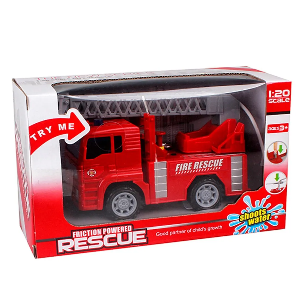 Детска пожарна кола пръскаща вода - Код W3883