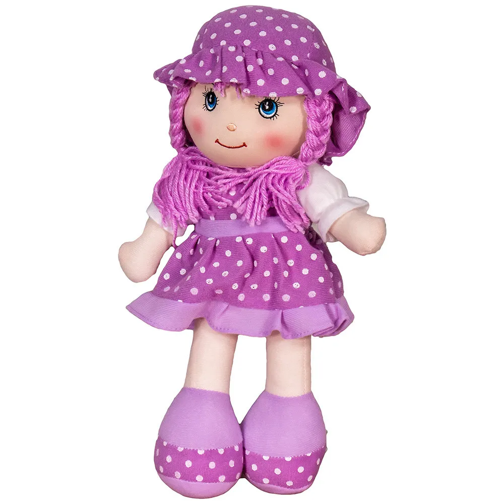 Детска парцалена кукла (36см)  - Код W3997