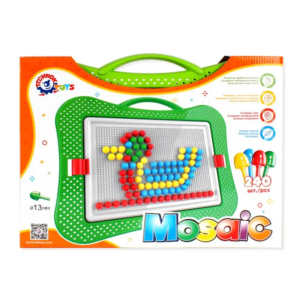 Детска мозайка (240 елемента) Technok Toys - Код W4013