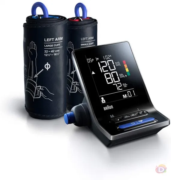 Апарат за измерване на кръвно налягане Braun ExactFit 3, Bluetooth , 2 маншета 1