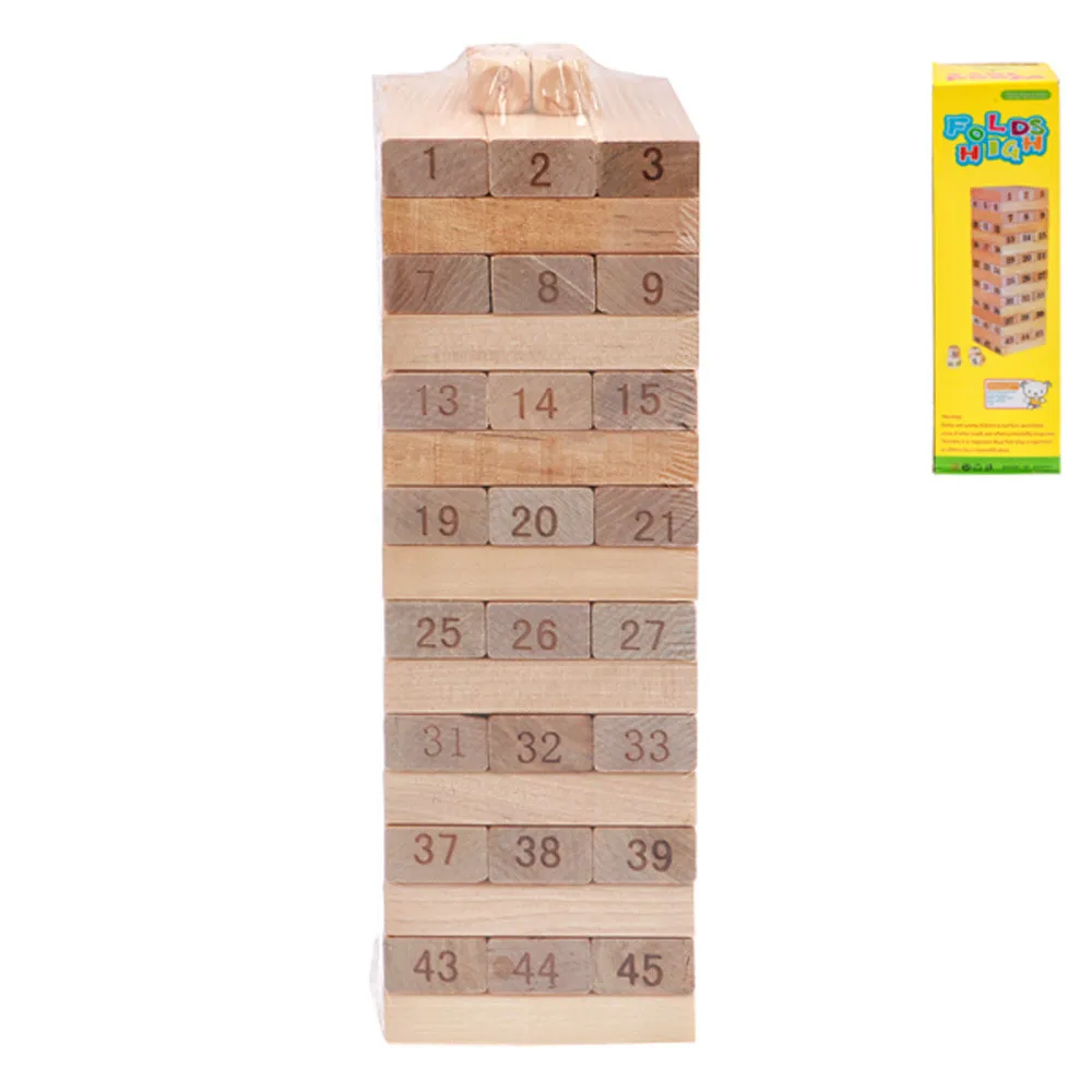 Дървена игра дженга  - Код W4208