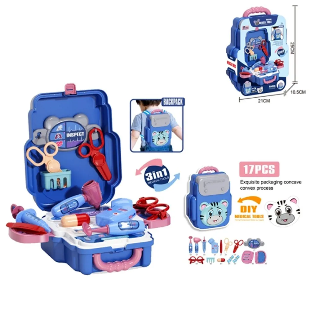 Детски докторски куфар (раница) 3в1 - Код W4211