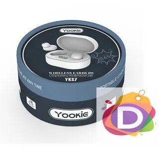 Безжични Bluetooth слушалки Yookie YKS7 бели - Danysgame.com 1
