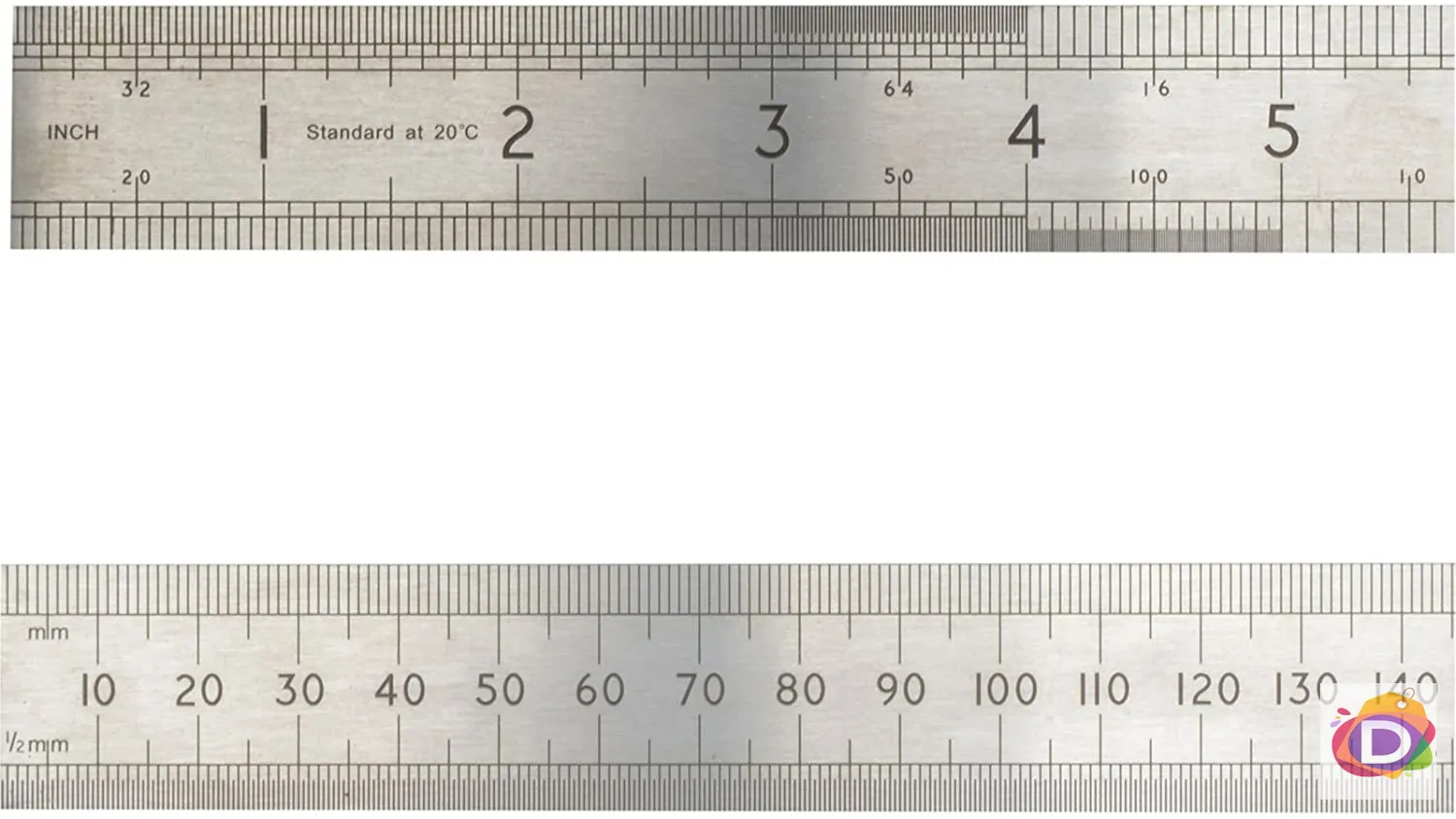 Advent ASR1000 Метална линия, оразмерена в милиметри и инчове