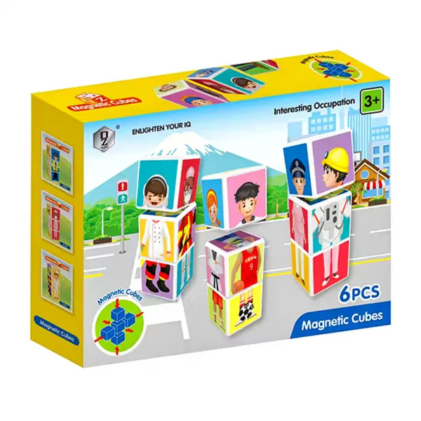 Детски магнитни кубчета Професии Код W4274 - Danysgame.com