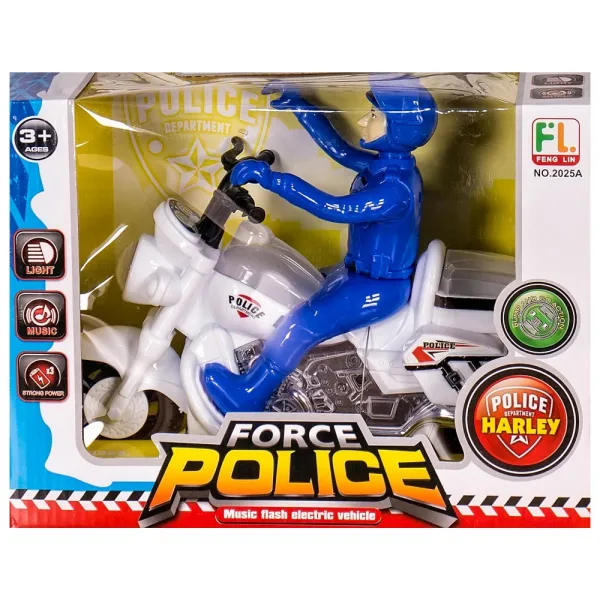 Детски полицай моторист със звукови и светлинни ефекти Danysgame - Код W3104