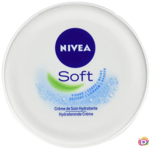 Nivea Soft Интензивно хидратиращ крем 200 мл  - Код D525 1