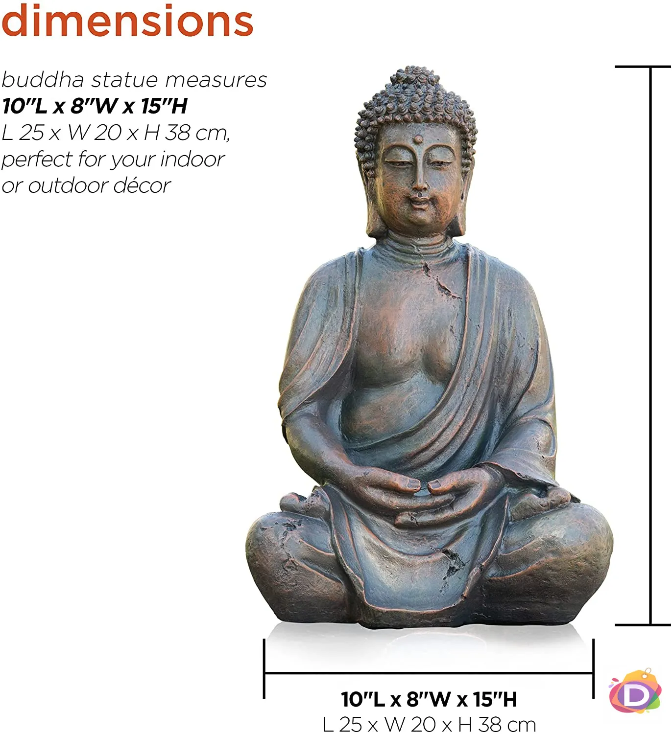 Статуя на Буда 38 см 4