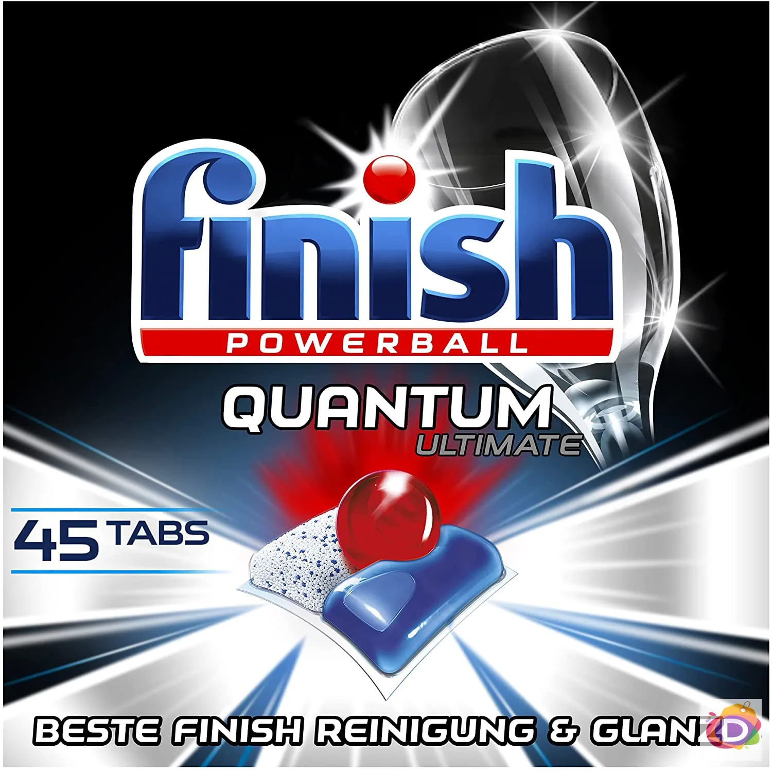 Finish Quantum Ultimate Таблетки за съдомиялна машина , 45 бр