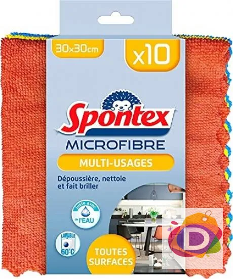 Микрофибърни кърпи Spontex, 10 бр 1